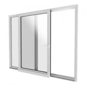 Weiße Hebe-Schiebe-Tür von NORTA. Optimale Lösung für lichtdurchflutete Räume und eleganten Zugang zum Außenbereich.