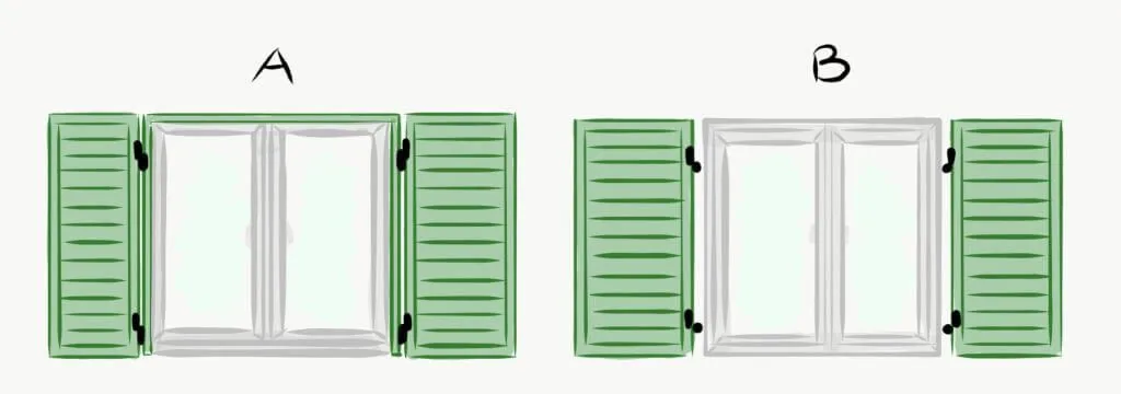 Art der Fensterläden