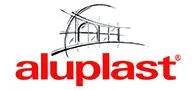 Offizielles Firmenlogo von Aluplast – Hersteller von Fenstern und Türen.