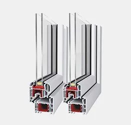 Fensterprofil Ideal 4000 in Weiß von NORTA. Hochwertige Fensterlösung mit ausgezeichneter Dämmung und Stabilität.