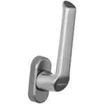 Eleganter Schüco Fenstergriff in Silber von NORTA. Komfortable Bedienung und modernes Design für Ihre Fenster.