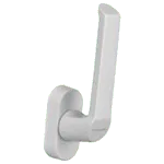 Weißer Fenstergriff von NORTA. Komfortable und stilvolle Bedienung für alle Fenster.