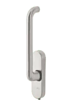 Hebe-Schiebe-Türgriff aus Edelstahl von NORTA. Ergonomisches Design für einfache Bedienung und langlebige Funktionalität.