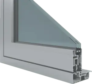 Hebe-Schiebe-System aus Aluminium von NORTA. Ideal für moderne Bauprojekte mit hoher Isolationsleistung und stilvollem Design.