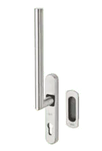 Hebe-Schiebe-Türgriff in Silber von NORTA. Hochwertige Beschlaglösung für moderne Hebe-Schiebe-Türen.