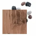 Strukturiertes Ornamentglas Bamboo in Braun von NORTA. Ideal für Sichtschutz bei Fenstern und Haustüren, lichtdurchlässig und dekorativ.