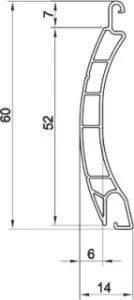 Kunststoffrollladen mit 52mm Profil von NORTA. Bietet optimalen Schutz und Langlebigkeit mit stilvollem Design.