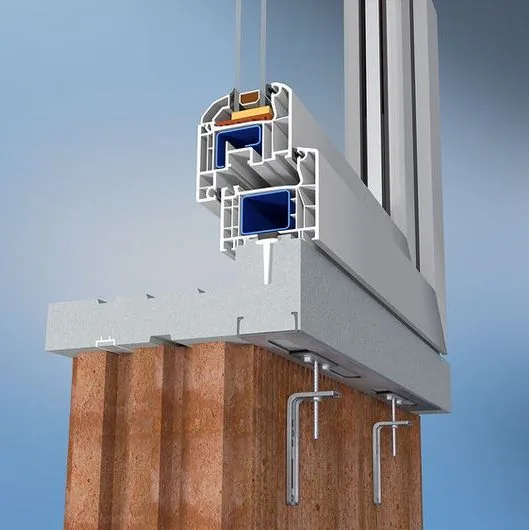 Thermo-FBA Fensterbankanschluss von NORTA. Eliminiert Wärmebrücken unter der Fensterbank und sorgt für optimale Dämmung.