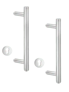 Moderner Türstangegriff aus Edelstahl von NORTA. Langlebiges Design für hohe Funktionalität und ansprechende Optik.