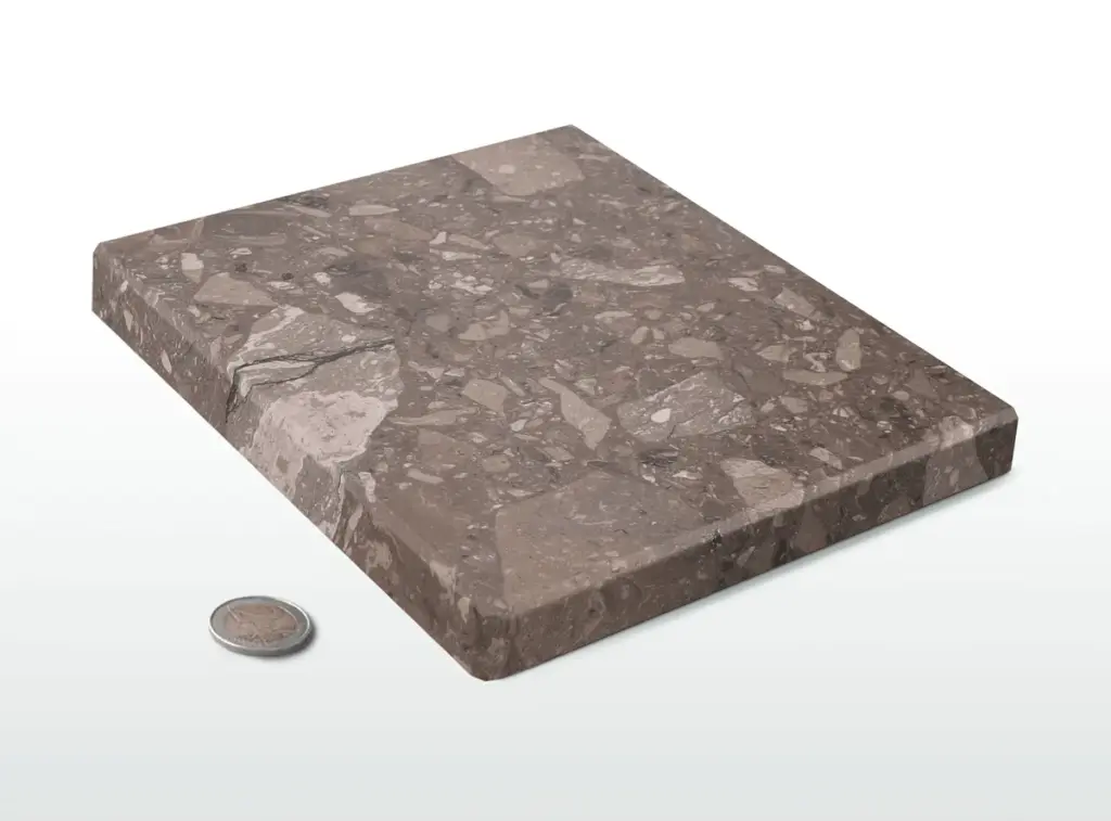 Natursteinplatte in Braun von NORTA. Hochwertiges Baumaterial für Innen- und Außengestaltung im modernen Design.