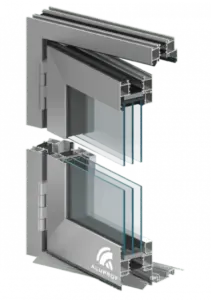 Aluprof MB-86 Falttür-Profil von NORTA. Hochwertiges Aluminium für flexible Öffnungslösungen und elegante Raumgestaltung.