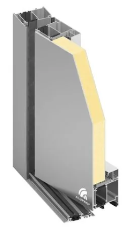 Moderne Aluminium-Haustür Inspiro Modell 01 in Anthrazit von NORTA. Stilvoller Eingangsbereich mit hoher Sicherheit und Dämmung.