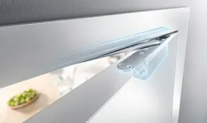 Türbeschlag mit ActiveStop von NORTA. Sorgt für sanftes Schließen und hohen Komfort bei Innentüren.