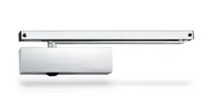 Türschließer Geze 3000 in Silber von NORTA. Komfortable Türsteuerung mit robustem Design für Sicherheit und Komfort.