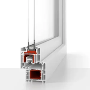 Kunststofffensterprofil Ideal 4000 in Weiß von NORTA. Hervorragende Dämmung und Langlebigkeit für moderne Bauvorhaben.