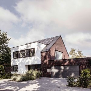 Einfamilienhaus mit REHAU SYNEGO Fenstern