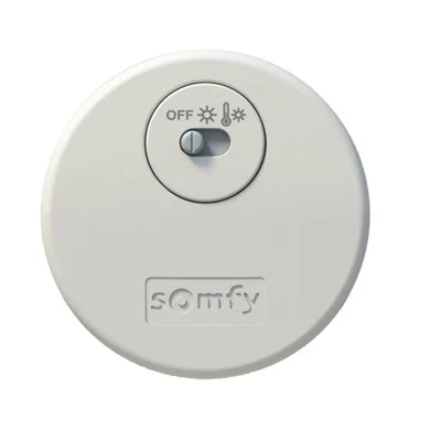 Somfy ThermoSunis Indoor WireFree RTS Sensor für automatische Steuerung von Rollläden basierend auf Licht und Temperatur bei NORTA.